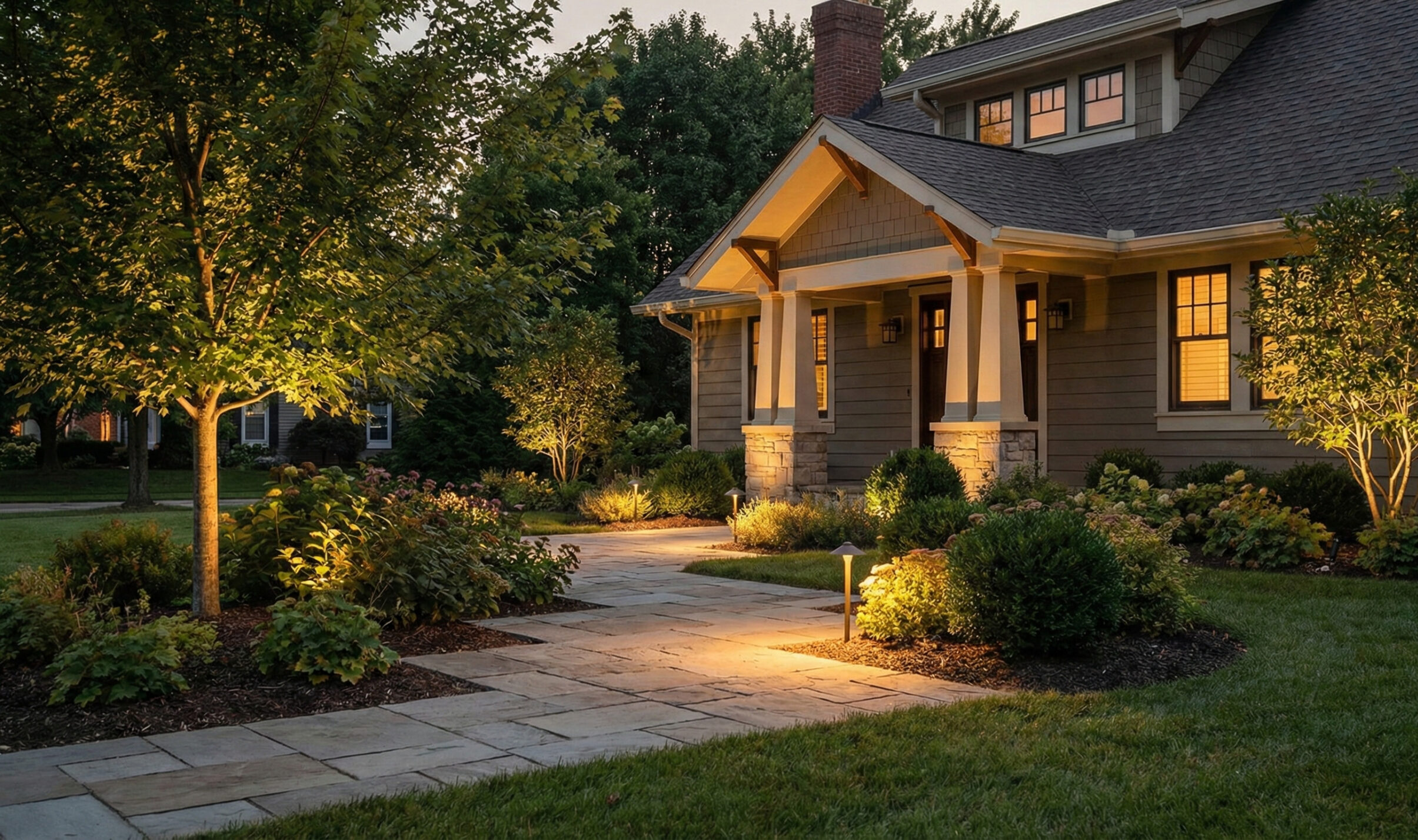 Landscape Lighting - Tom's Mulch & Landscaping